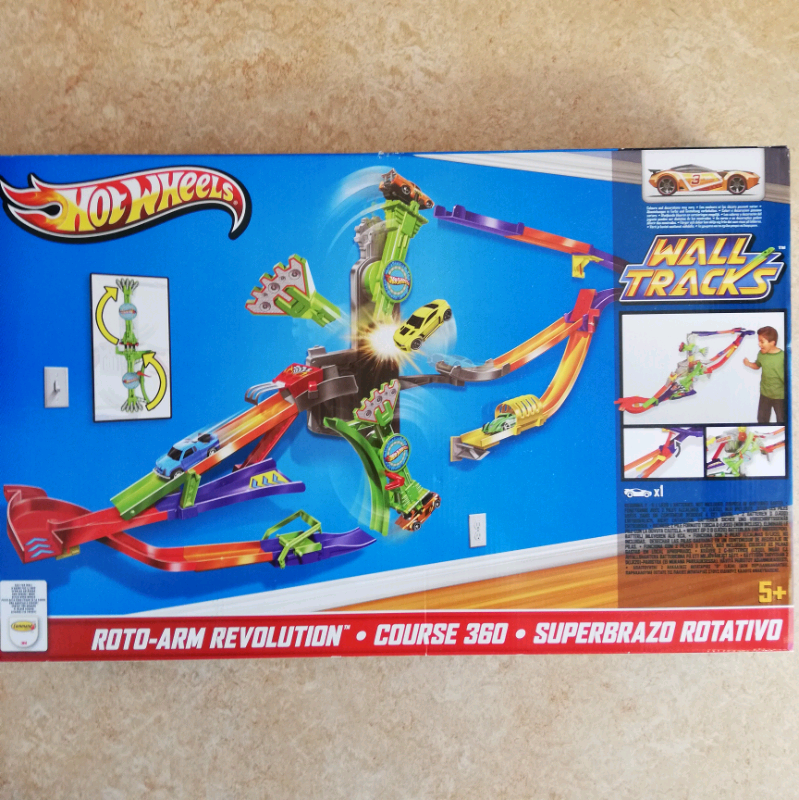 hot wheels wall track roto arm revolution